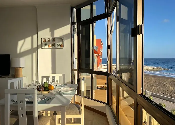 Pieds Dans L'eau - Vue Sur - Playa De Apartman Melenara